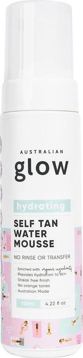 Australian Glow Self Tan Water Mousse - Hydraterende Zelfbruiner Mousse - 200ml