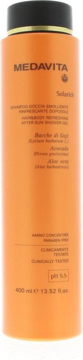 Medavita Solarich Hair&Body Refreshing After-Sun Shower Gel Na het Zonnen 400ml | 8033928508329