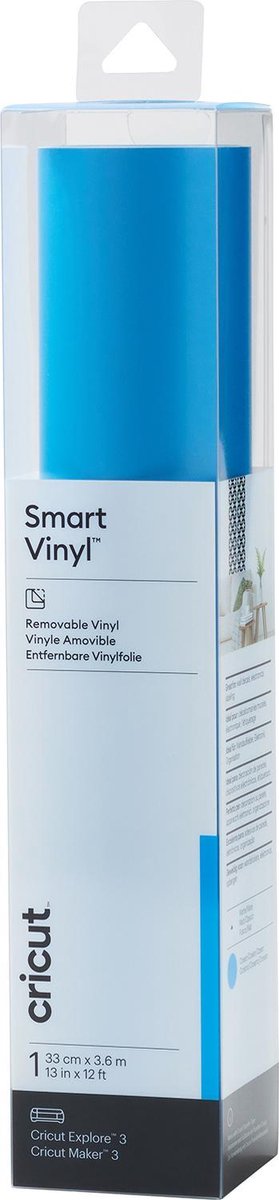 Cricut Vinyl Folie - Smart Vinyl - Verwijderbaar - 33 x 360 cm - Blauw