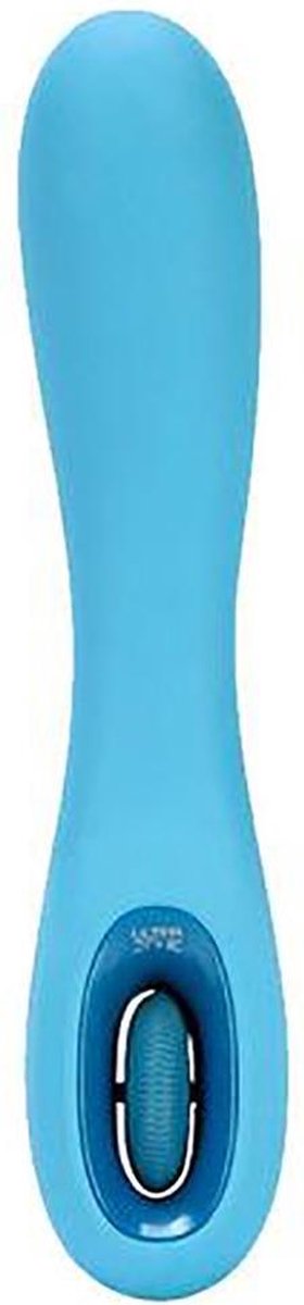 UltraZone Tundra Rose 6x Silicone Vibe - Blue - Silicone Vibrators -