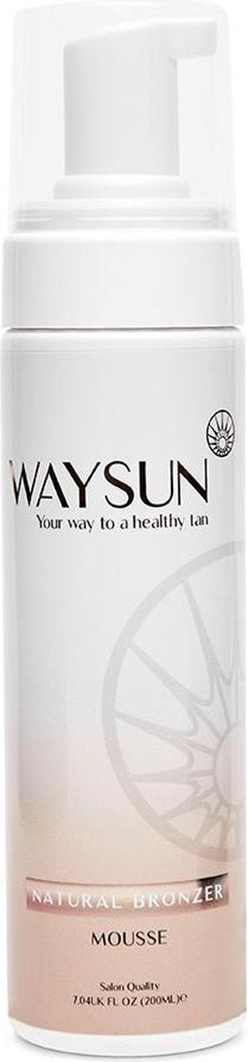 Waysun® - Natural Bronzer Mousse - Licht - Zelfbruiner - Zelfbruiners - Zelfbruiner gezicht - Zelfbruiner mousse - Zelfbruiner spray - Huidverzorging - Hydraterend - Voedend - Bali body - Verzorgingsproducten dames geschenk - Self Tan