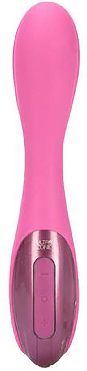 UltraZone Infinity 6x Rechargeable Vibe - Pink - Silicone Vibrators -