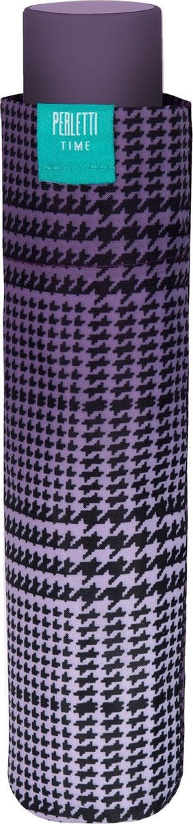 Perletti Mini-paraplu Dames 97 Cm Automatisch Microvezel Paars