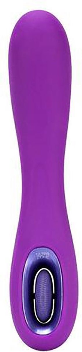 UltraZone Tundra Rose 6x Silicone Vibe - Purple - Silicone Vibrators -