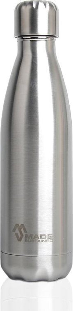 Made Sustained Knight Brushed Bidon 500ml - Silver