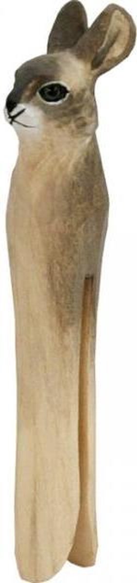Houten clip/wasspeld - konijn - set van 2 stuks