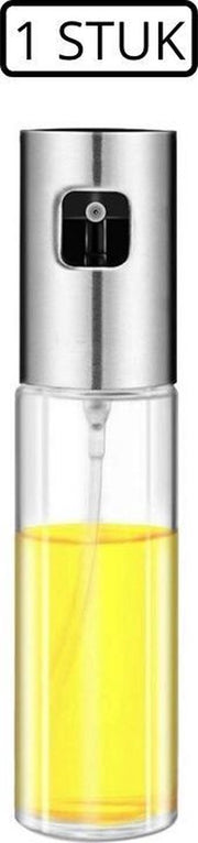 Supremium Olijfolie Spray Roestvrij Staal - BBQ Spray Corrosiebestendig - 100 ml - Glazen Fles - 1 Stuk