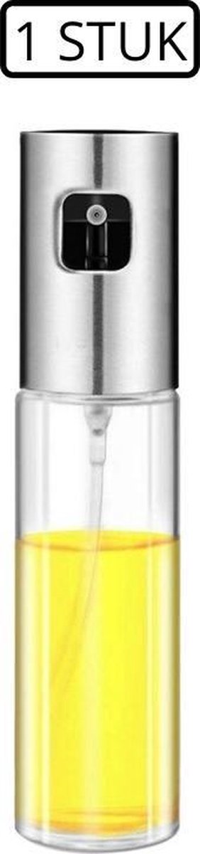 Supremium Olijfolie Spray Roestvrij Staal - BBQ Spray Corrosiebestendig - 100 ml - Glazen Fles - 1 Stuk