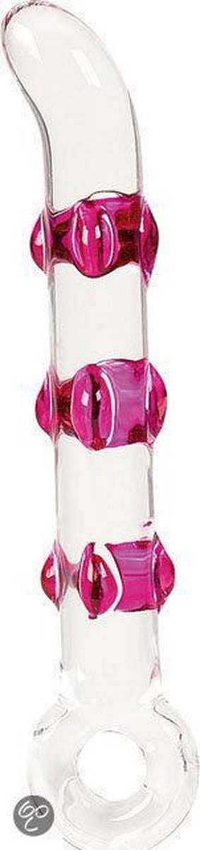 Toyjoy Glass Worxx G-Spot Gemstone - Roze - Vibrator