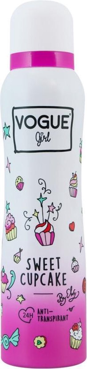 6x Vogue Girl Anti Transpirant Sweet Cupcake 150 ml