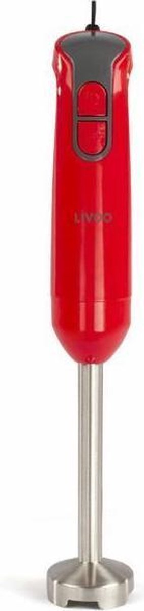 LIVOO DOP204R staafmixer 400W - rood + grijs
