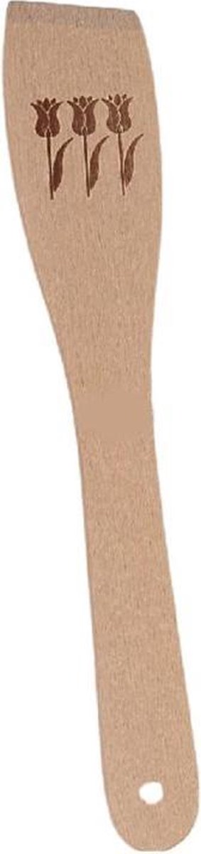 Deco4yourhome - Lepel Plat - Hout - Tulp Plat 20st.