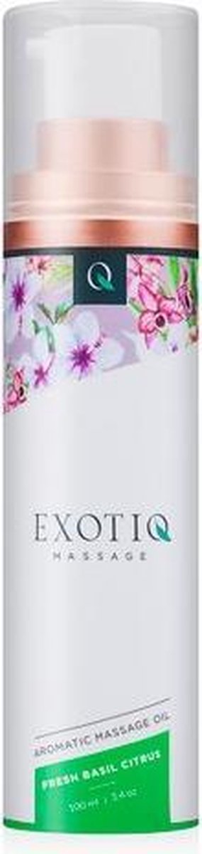 Exotiq Massage olie - Massageolie - Erotische Massage olie - Basil Citrus - 100 ml