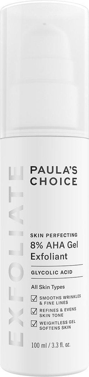Paula's Choice Skin Perfecting 8% AHA Gel Exfoliant met Glycolzuur - 100 ml