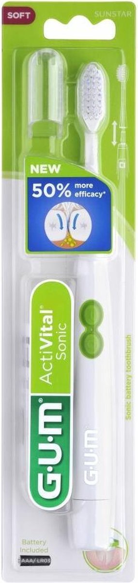 2x GUM Elektrische Tandenborstel Activital Sonic