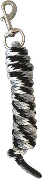 S2g Leidkoord Met Karabijnhaak 200 Cm Nylon Grijs/wit/zwart