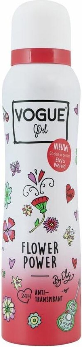 6x Vogue Girl Anti Transpirant Flower Power 150 ml