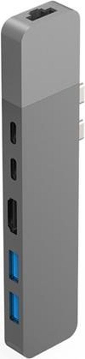 Hyper Net hub voor USB-C - Zilver