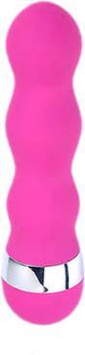 Vibrator - Siliconen Vibrator - Vrouwen - Sexspeeltje - Sex Toy - G-Spot Stimulator - Vaginaal & Anaal - Kralen - Dildo - Batterij - Roze
