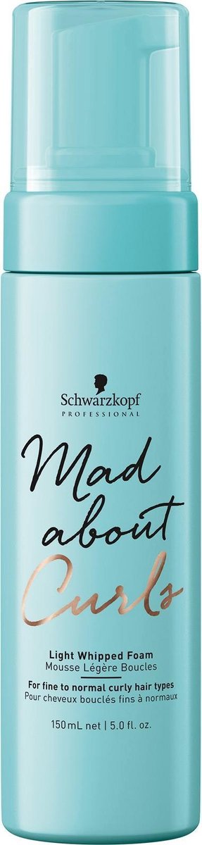 Schwarzkopf Professional - Mad About Curls Light Whipped Foam - Pěna pro definici a tvar vlasů   (L)