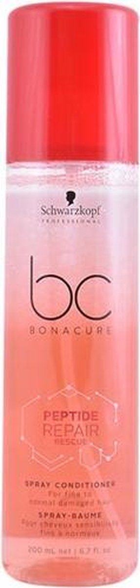 MULTI BUNDEL 4 stuks Schwarzkopf Bonacure Peptide Repair Rescue Conditioner Spray 200ml