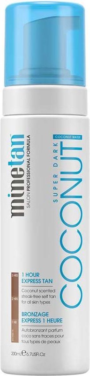 Minetan - Coconut Self Tanning Foam for Dark Tan - 200ml