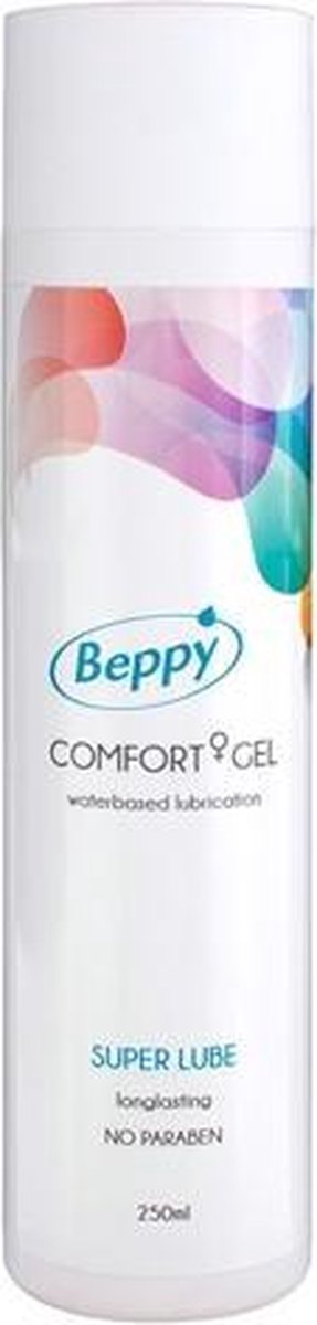 Beppy Comfort Gel - 250 ml | Waterbasis | Vrouwen | Mannen | Smaak | Condooms | Massage | Olie | Condooms |  Pjur | Anaal | Siliconen | Erotische | Easyglide