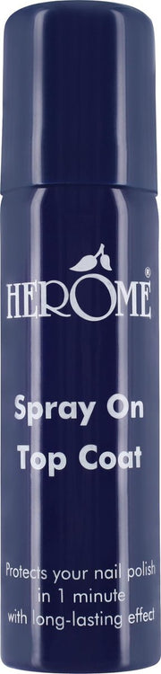 Herome Spray On Top Coat - 75 ml - Sneldrogende Top Coat - Long Lasting Effect