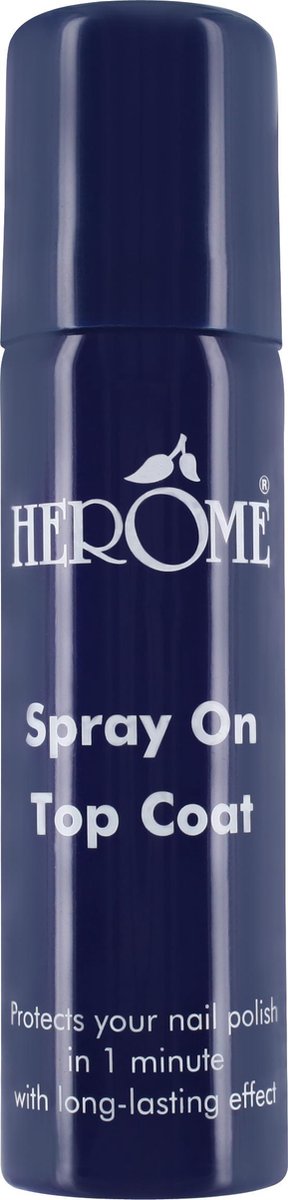 Herome Spray On Top Coat - 75 ml - Sneldrogende Top Coat - Long Lasting Effect