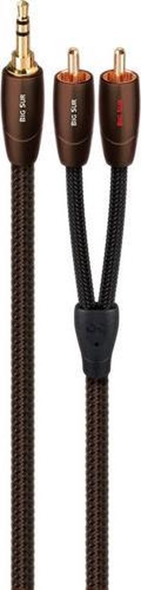 AudioQuest Big Sur 3.5mm - 2xRCA 1m (mini jack naar tulp verloopkabel)