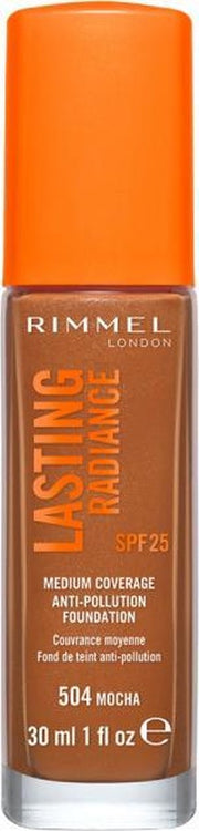 Rimmel Lasting Radiance Foundation - 504 Mocha