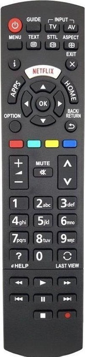 Brauch Universele Panasonic TV Afstandsbediening - RQ-P3A