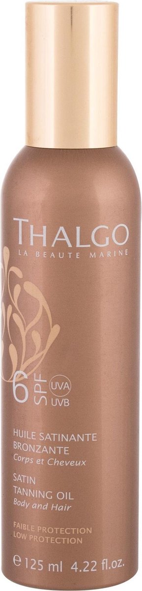 Thalgo Satin Tanning Oil Spf6 125 Ml For Women