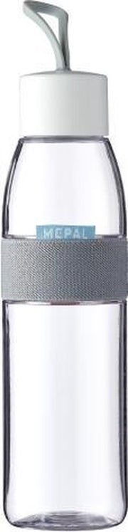 Mepal – waterfles Ellipse – 500 ml – wit – drinkfles volwassenen – geschikt voor koolzuurhoudende dranken – lekvrij