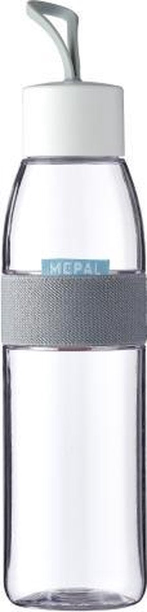 Mepal – waterfles Ellipse – 500 ml – wit – drinkfles volwassenen – geschikt voor koolzuurhoudende dranken – lekvrij