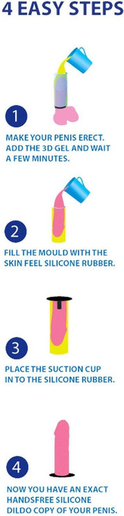 Wonderboys – Clone Boy Dildo Creatie Set voor 2 Exacte Replica’s van Penis - beigeig