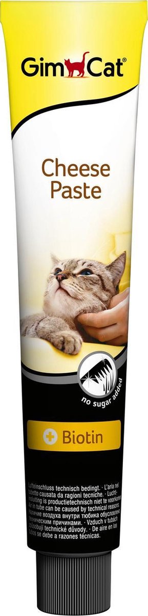 GimCat Kaas Pasta - Kattensnack - 100 ml