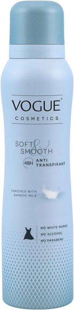 Vogue Soft And Smooth Deodorant Spray Anti-transpirant Voordeelverpakking
