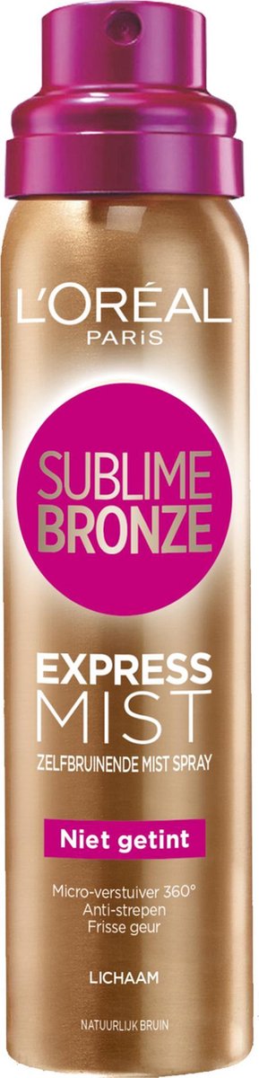 L’Oréal Paris Sublime Bronze - Zelbruinende Face Spray - 75 ml - Zelfbruiner voor het Gezicht