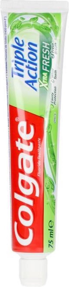 Tandpasta TRIPLE ACTION XTRA FRESH Colgate (75 ml)