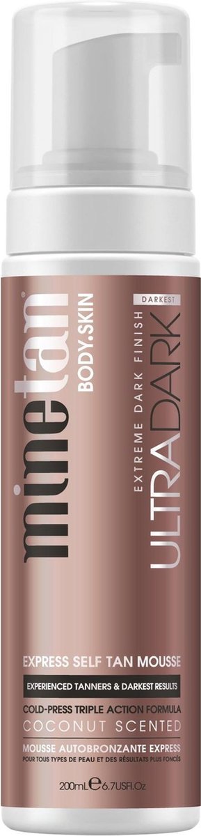 MINETAN Ultra Dark Tanning Foam 200ml - zelfbruiningsmousse