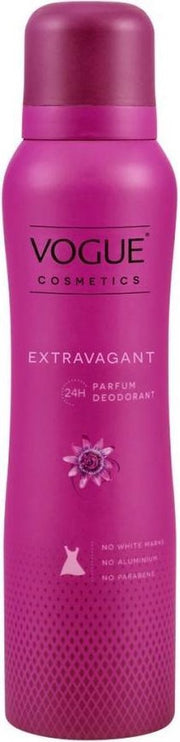 6x Vogue Extravagant Parfum Deodorant 150 ml