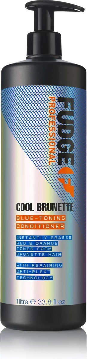 Fudge Cool Brunette Blue Toning Conditioner 1000 ml - Conditioner voor ieder haartype