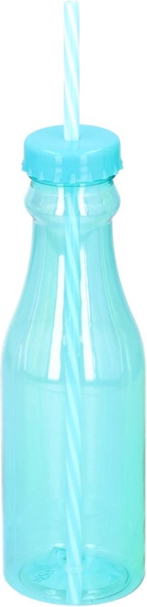 Tom Drinkfles 600 Ml Polypropyleen Blauw/transparant