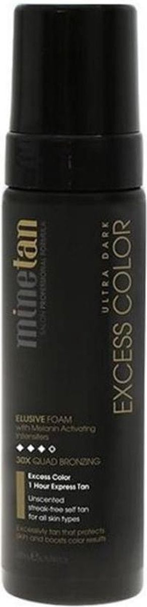 Minetan Excess color ultra dark - self tan mousse 200ml