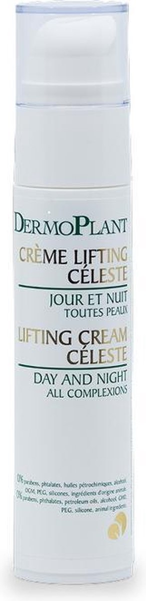 DERMOPLANT CELESTE Creme lifting - Met hibiscus extract en argan eiwitten - Biologisch - Allergenvrij - 50ml
