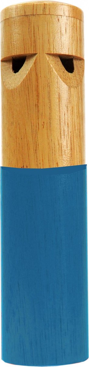 Rattlesnake Stoomfluit Hout Turquoise