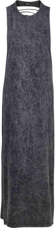 Urban Classics Maxi lange jurk -XS- Random Wash Back Cut Zwart