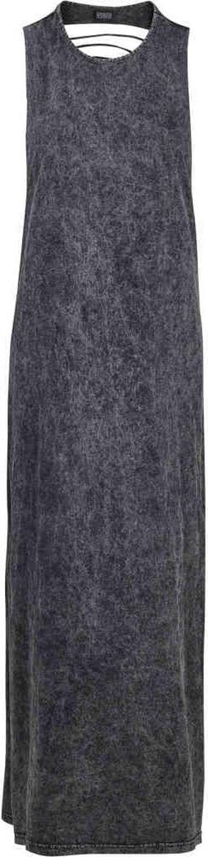 Urban Classics Maxi lange jurk -XS- Random Wash Back Cut Zwart