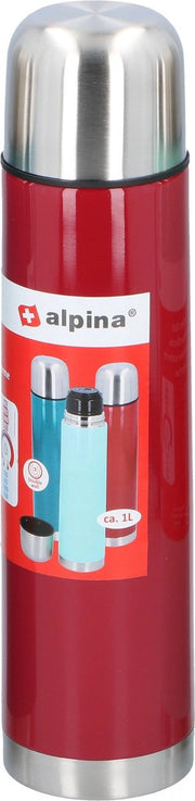 Alpina Thermosfles 1 Liter Rood